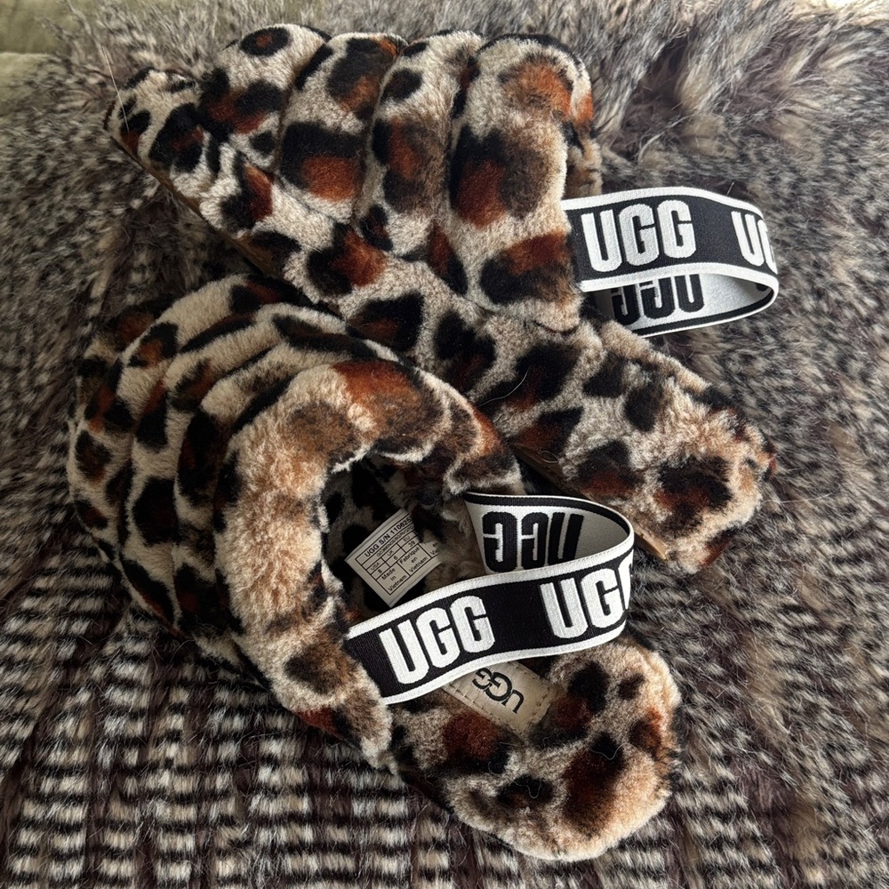 UGG Leopard Print Slippers